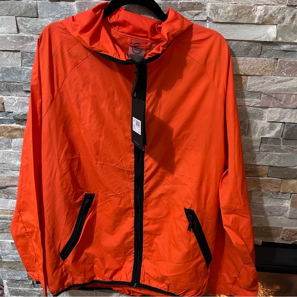 Stormtech Performance Ozone Hooded Shell Orange 33816 TMX-1 Mens Large Jacket - Picture 1 of 7